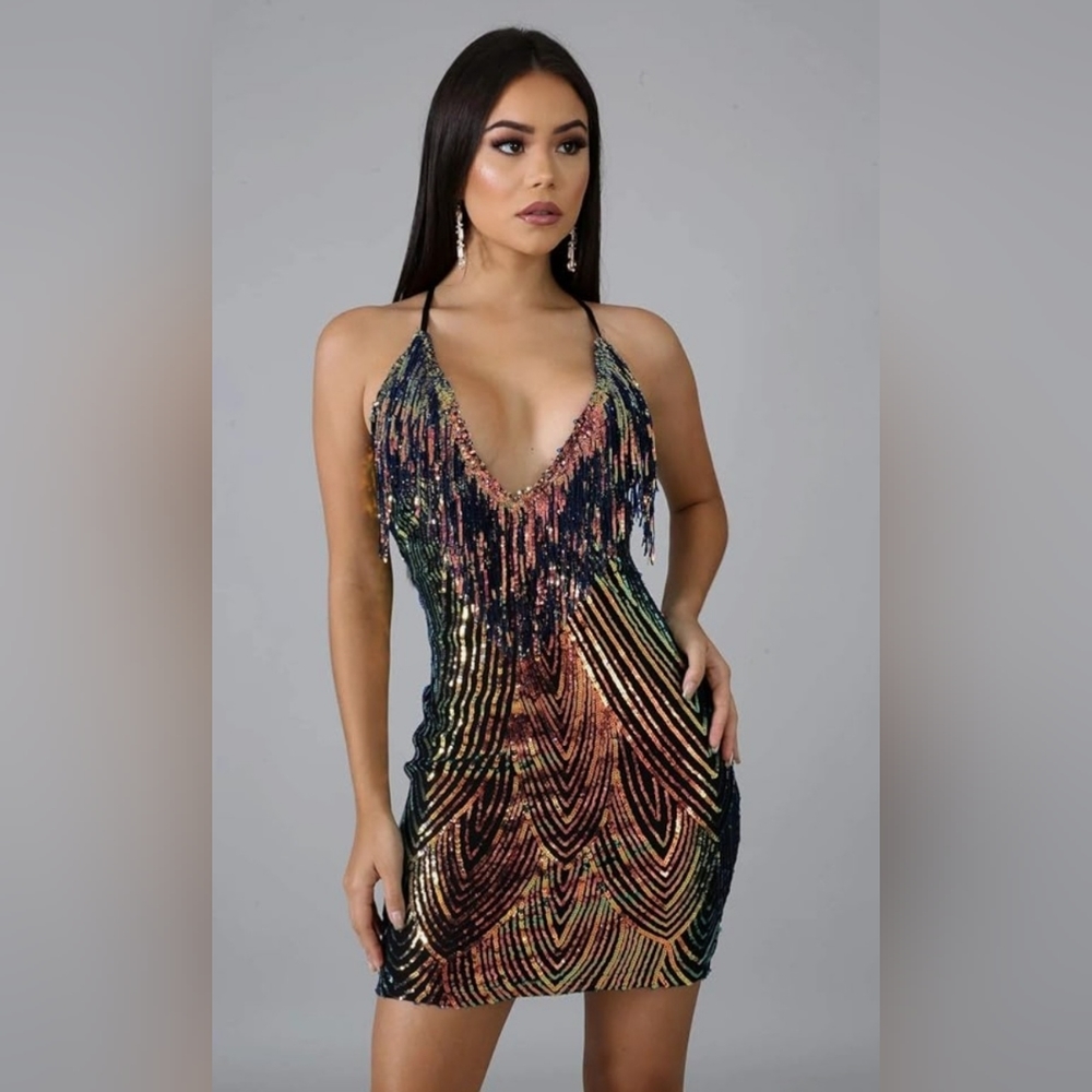 Women's Sexy Bodycon Party Mini Dress